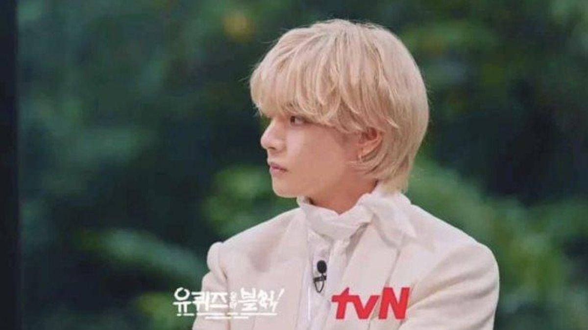 Kim Taehyung alias V BTS dalam You Quiz On The Block.