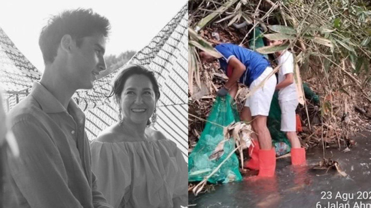 Kiran cucu Soekarno bersih-bersih sungai