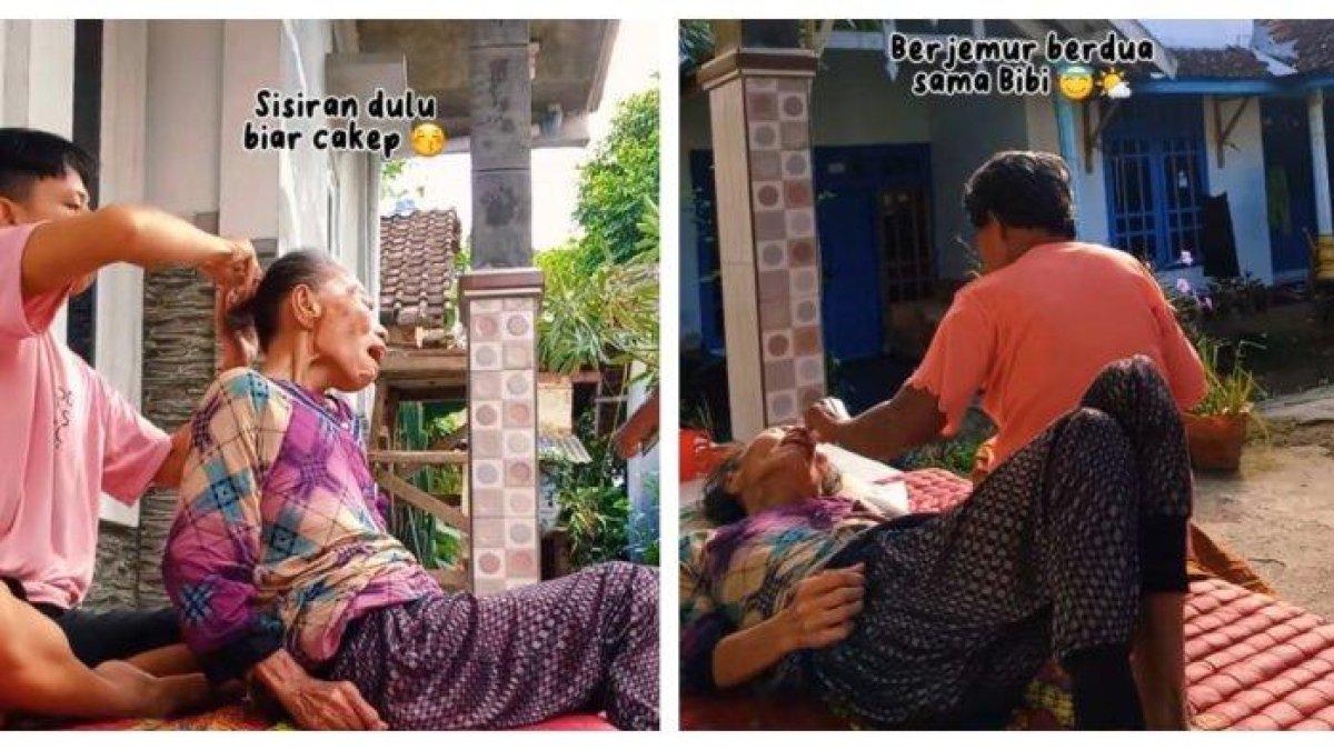 Kisah Hamzah merawat ibu dan tantenya.