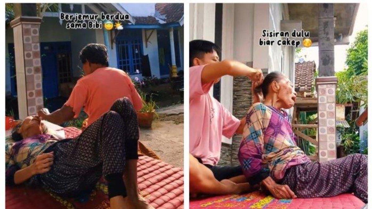 Kisah Hamzah merawat ibu sakit dan tantenya yang disabilitas. Mohammad Hamzah mengakui ibunya sudah sulit mengingat nama anaknya. Ia sempat menangis saat menyuapi ibunya saat sakit.