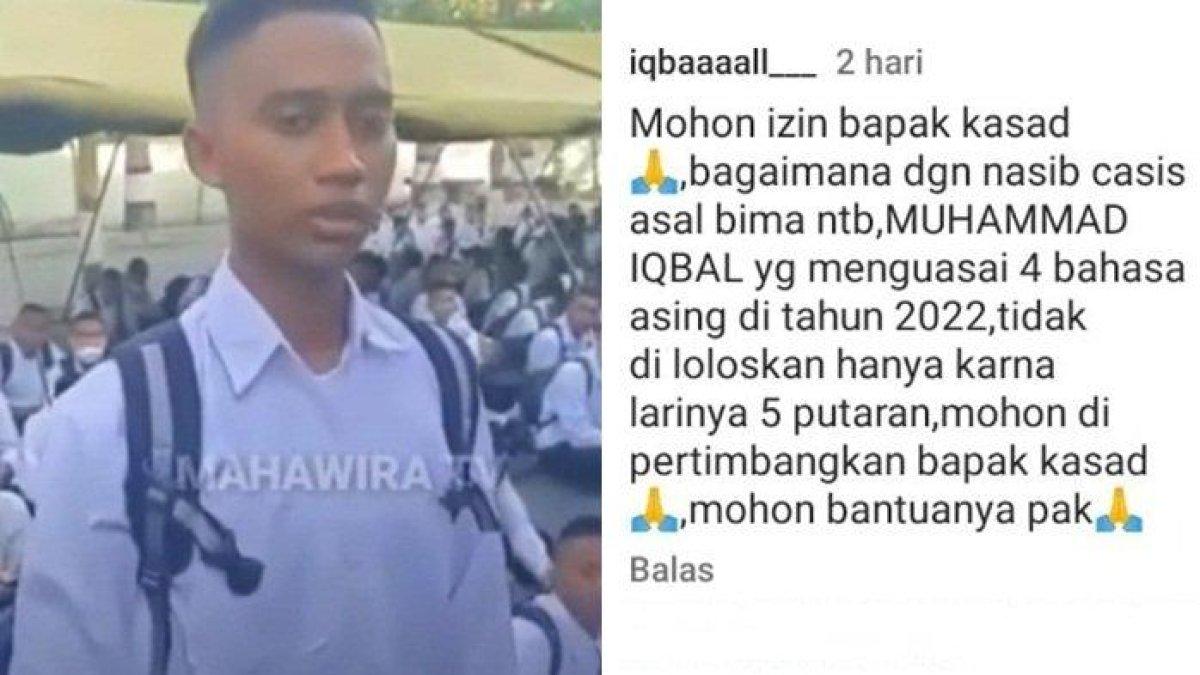 Kisah Iqbal fasih 4 bahasa asing tak lolos TNI.