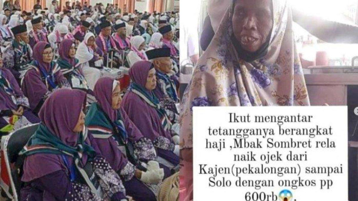 Kisah Mbah Sombret naik ojek bayar Rp 600 ribu demi antar tetangga berangkat naik haji