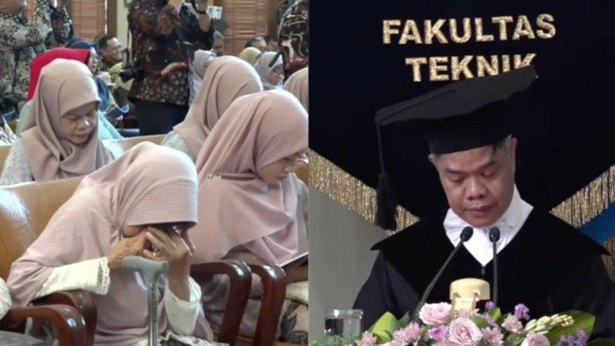 Kisah Prof Sarjiya dari Anak Penjual Gula Jawa Jadi Guru Besar UGM, Ucap Maaf ke Adik Tak Sekolah Demi Dirinya