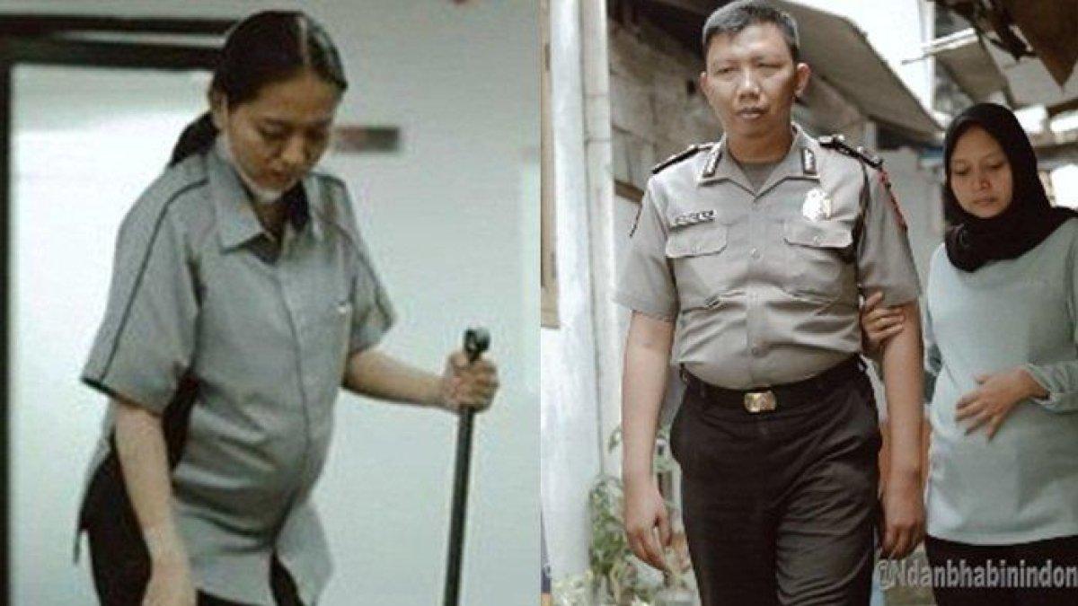 Kisah ibu bhayangkari rela kerja jadi cleaning service demi bantu kebutuhan, suami alami kebutaan viral dimedia sosial.