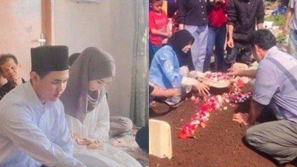 Kisah memilukan viral di media sosial menceritan seorang pengantin baru pria meninggal dunia.