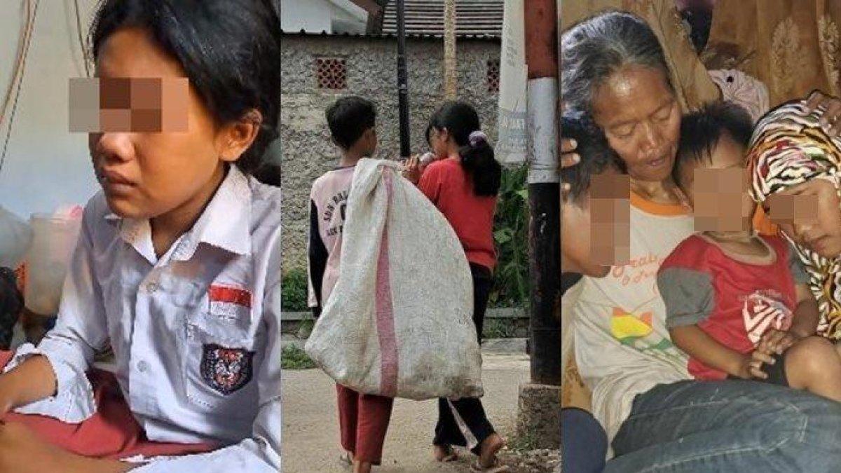 Kisah pilu seorang bocah SD menangis sering dibully teman-temannya di sekolah lantaran mencari barang rongsokan.