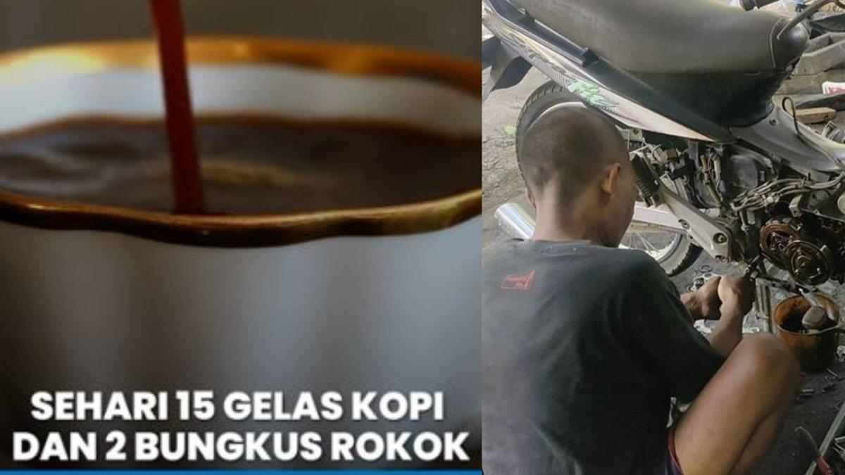 Kisah pria asal Kulon Progo Yogyakarta harus rutin cuci darah gara-gara kebiasaannya minum 15 gelas kopi sehari.