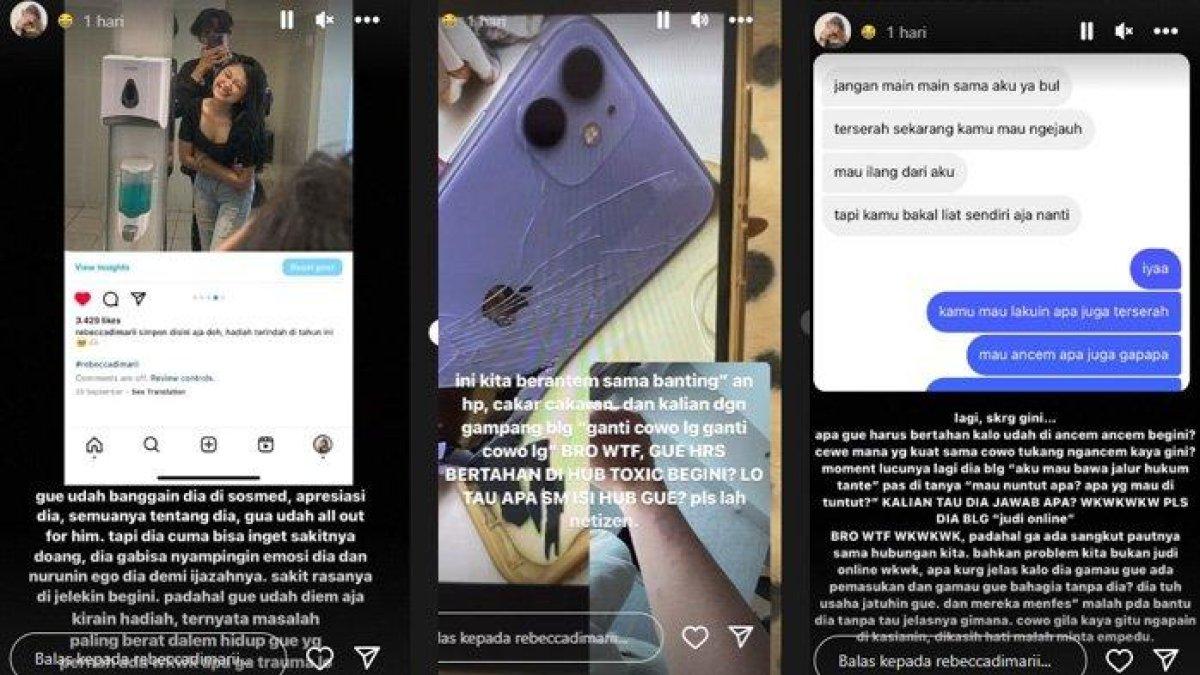 Klarifikasi cewek viral yang bakar ijazah S1 mantan pacar. Sang wanita bernama Rebecca mengurai fakta sebenarnya soal bakar ijazah