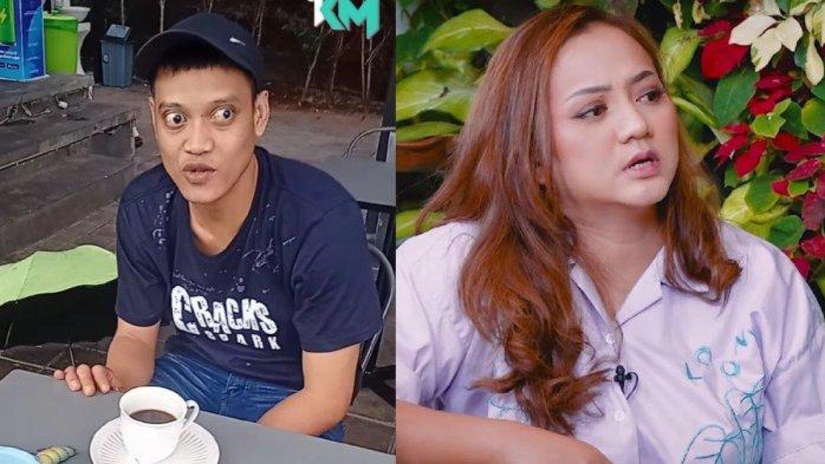 Kolase Kurnia Meiga dan mantan istrinya, Azhiera Adzka Fathir. Dapat donasi dari sejumlah pihak, Kurnia Meiga kena sentil mantan istri. Masalah utang hingga tagihan BPJS diungkit.