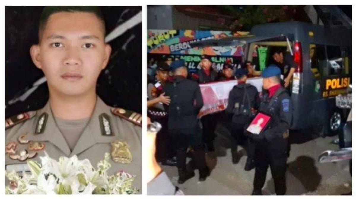 Kolase foto Kasat Reskrim Polres Solok Selatan AKP Ulil Ryanto Anshari tewas ditembak Kabag Ops Polres Solok AKP Dadang Iskandar dan Jenazah AKP Ulil Ryanto Anshar tiba di rumah duka, Kompleks Antang Jaya, Kecamatan Manggala, Kota Makassar, Sulawesi Selatan (Sulsel), Sabtu (23/11/2024) dini hari. 