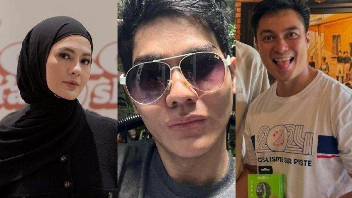 Kolase foto Paula Verhoeven, Satria Mulia dan Baim Wong