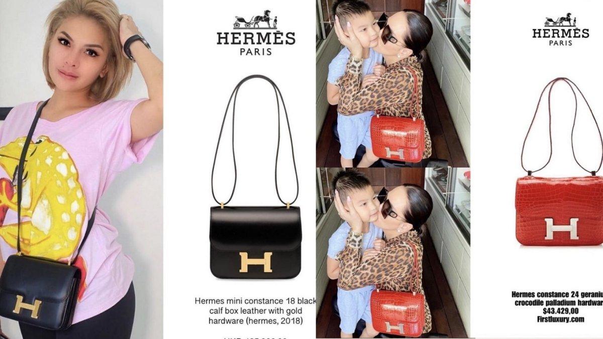 Koleksi tas Hermes Nikita Mirzani dan Fitri Salhuteru 2