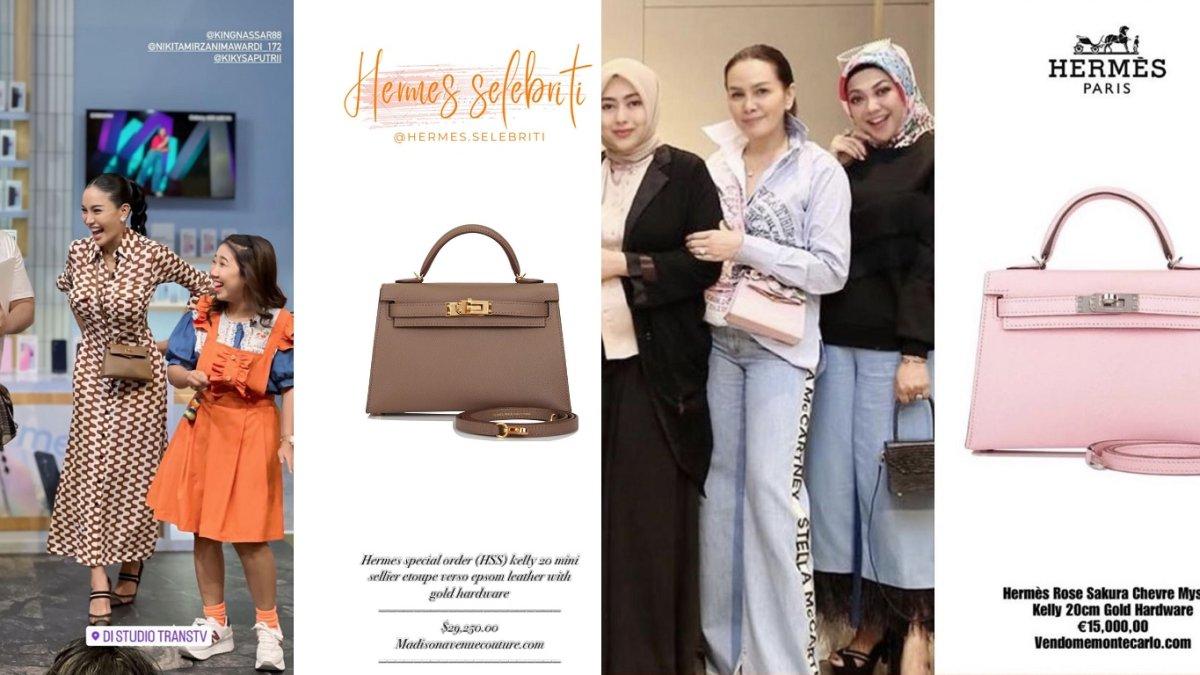Koleksi tas Hermes Nikita Mirzani dan Fitri Salhuteru 4