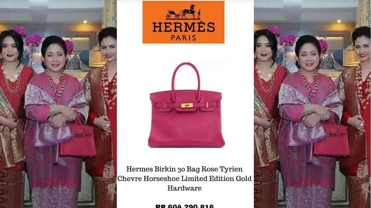 Koleksi tas Hermes milik Titiek Soeharto 3