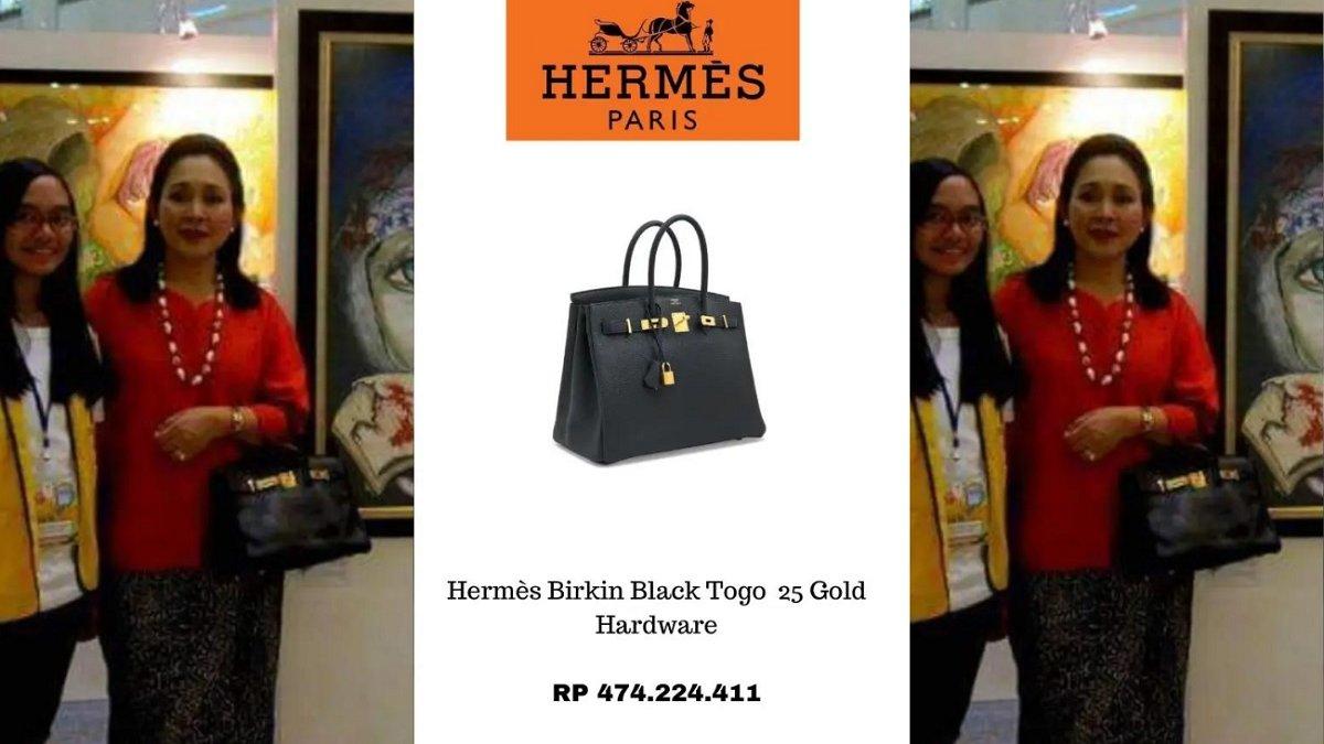 Koleksi tas Hermes milik Titiek Soeharto 4