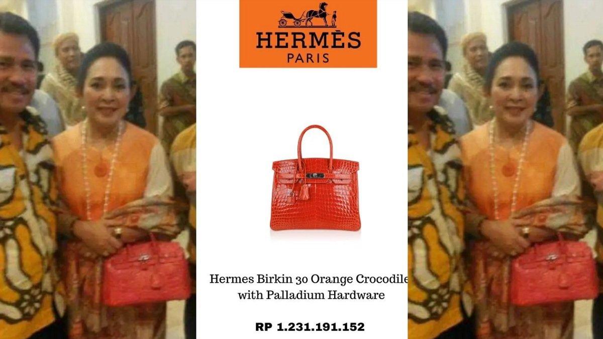 Koleksi tas Hermes milik Titiek Soeharto