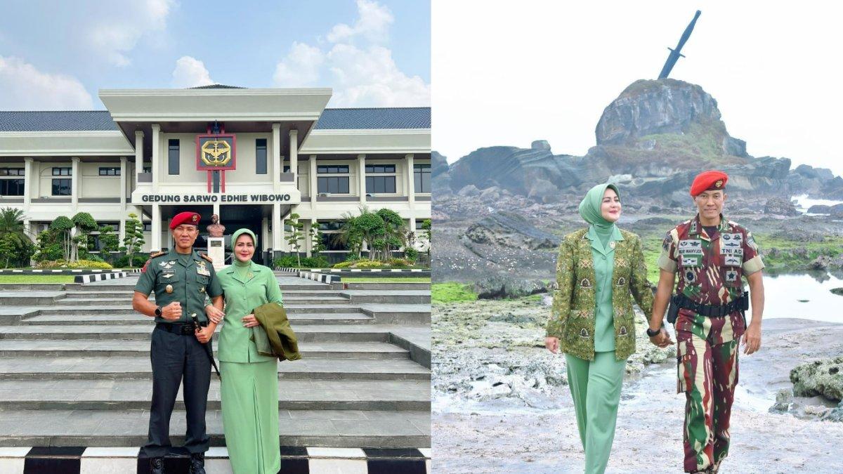 Kolonel Inf Nur Wahyudi bersama Juliana Moechtar