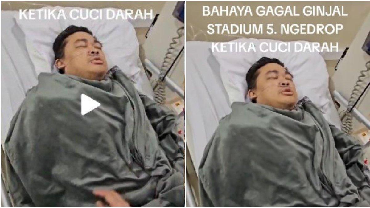 Kondisi Alvin Lim ngedrop saat cuci darah