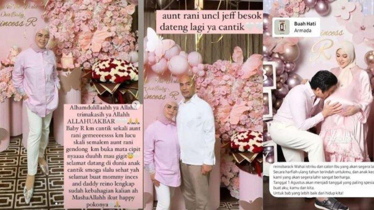 Kondisi bayi Syahrini dibongkar oleh Aisyahrani, wajah keponakan disoroti, Rani mengaku sampai ikut menemani kakaknya begadang.