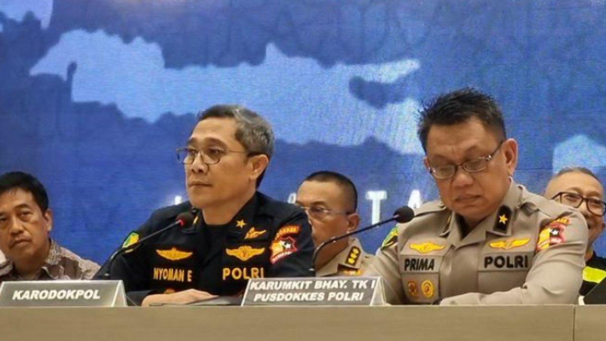 Konferensi pers terkait identifikasi korban kebakaran Glodok Plaza