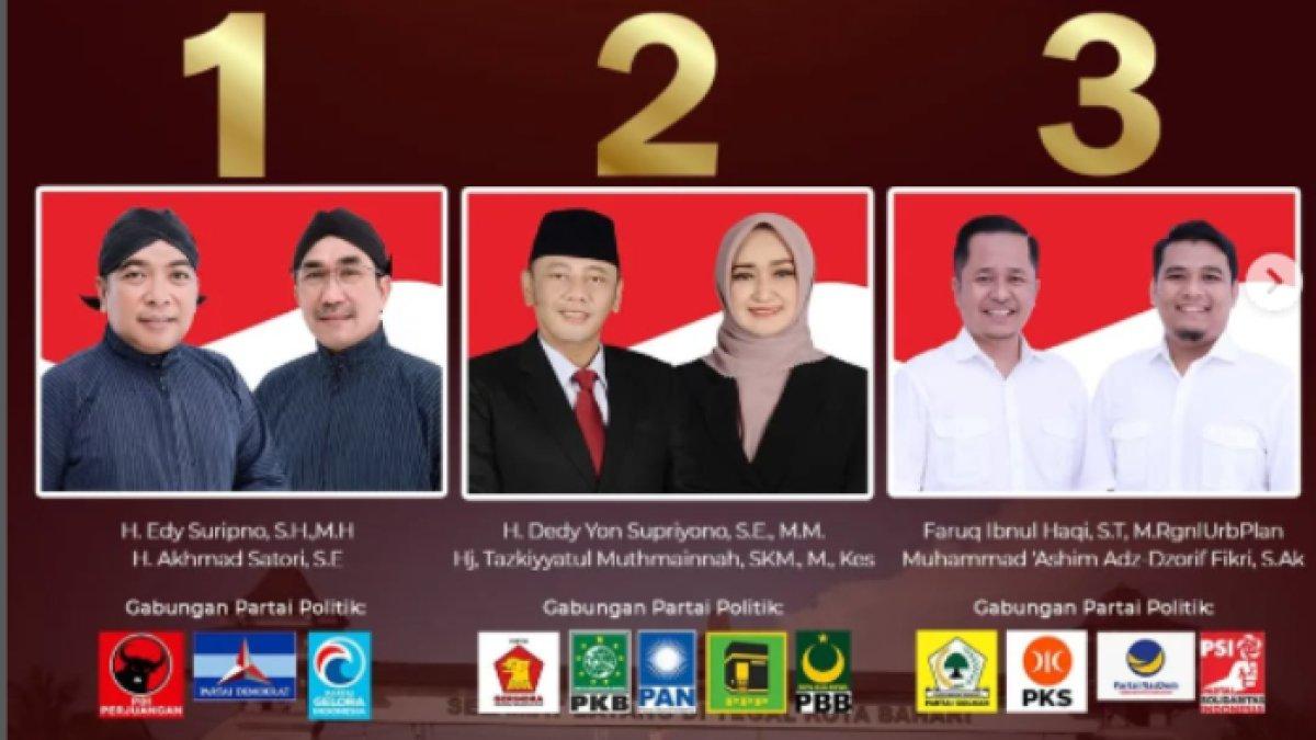 Kontestan Pilkada Kota Tegal 2024