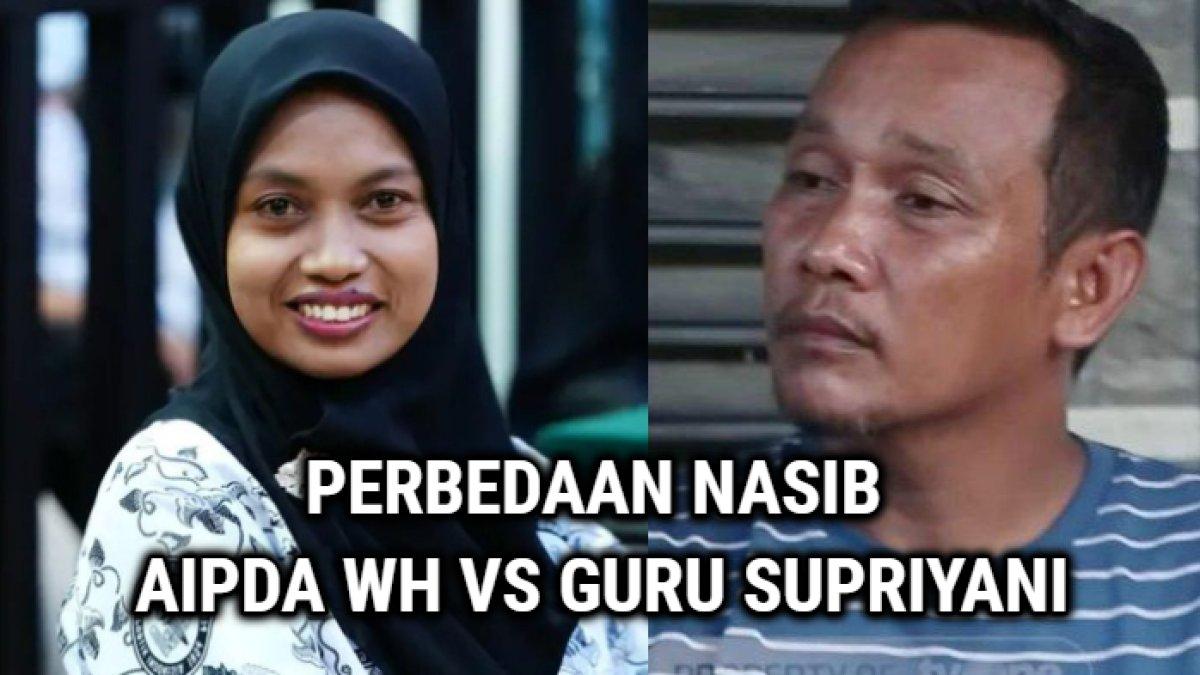 Kontrasnya nasib Aipda WH dan Guru Supriyani