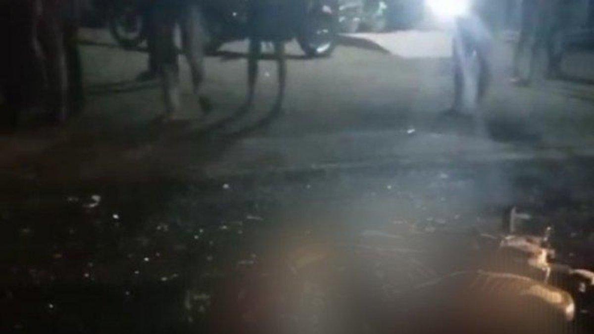 Korban kecelakaan lalu lintas di Jalan Raya Tulungagung-Blitar Desa Srikaton, Kecamatan Ngantru.