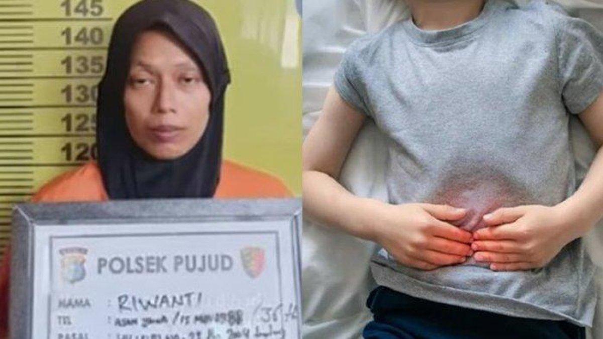 (kiri) pelaku Wiranti. (kanan) ilustrasi. Kronologi aksi keji seorang ibu tiri, Wanti (36) yang tega meracuni anak sambung laki-lakinya di riau. mencampurkan racun tikus ke dalam kopi kemasan