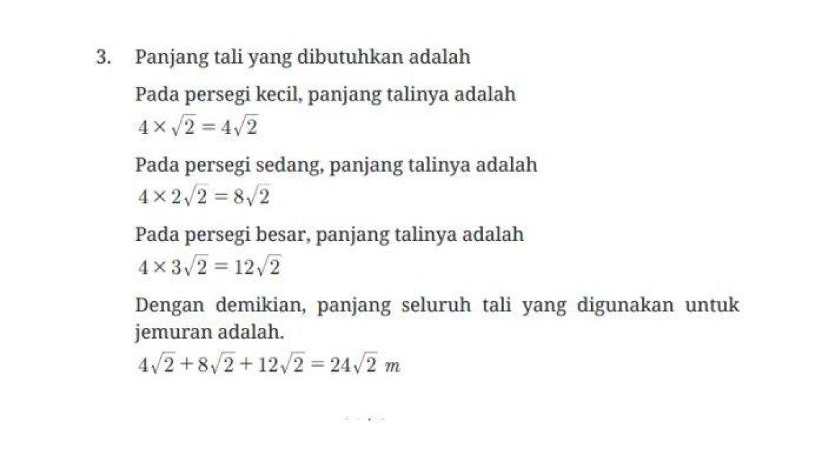 Kunci Jawaban Matematika Kelas 8 Halaman 94 Kurikulum Merdeka, nomor 3.