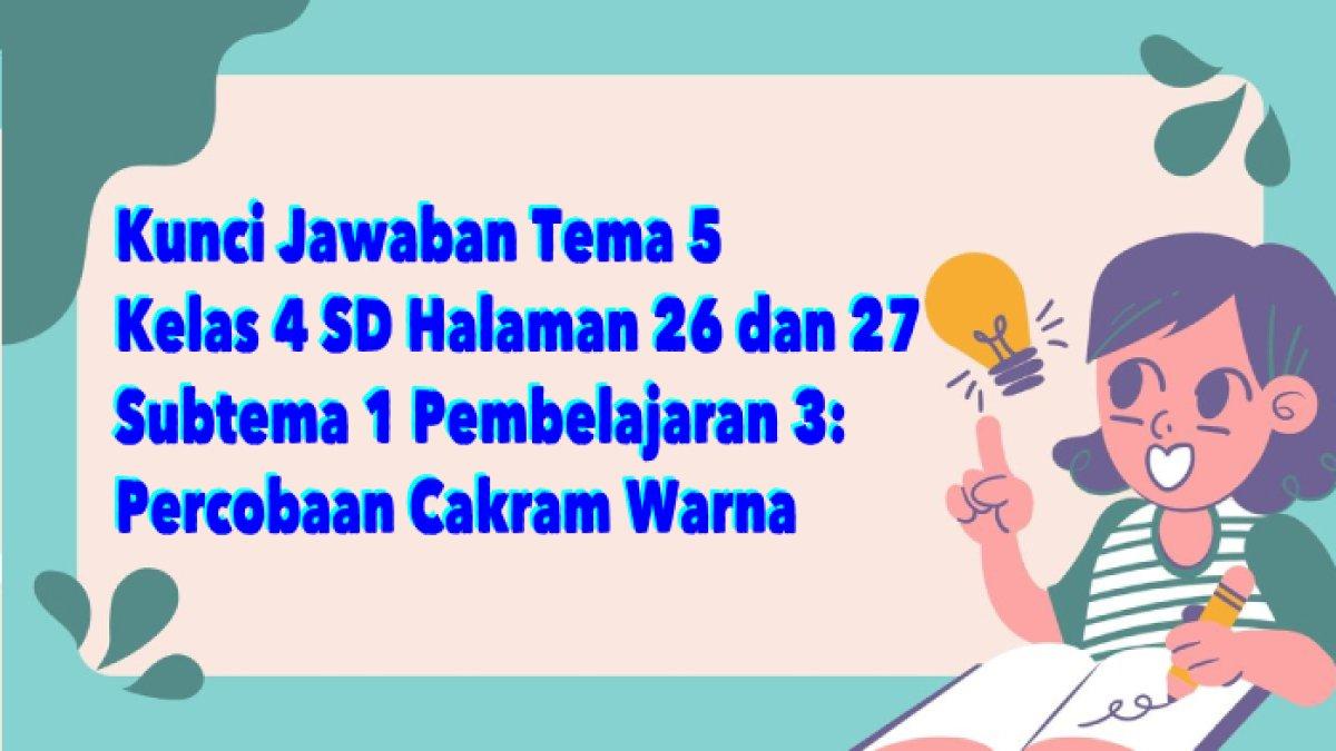 Menjelajahi Dunia Warna: Contoh Soal SD Kelas 4 tentang Cakram Warna