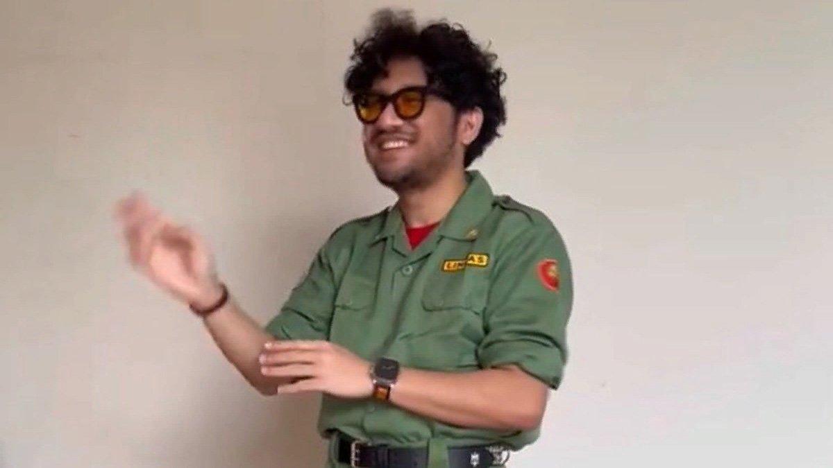 Kunto Aji jadi Linmas di TPS