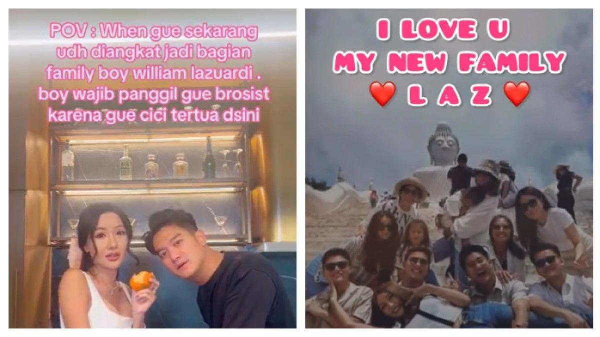 Kedekatan Lucinta Luna dengan keluarga Boy William saat di Thailand