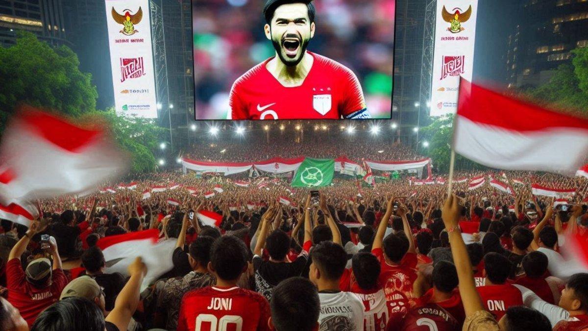 LOKASI NONTON BARENG atau nobar Indonesia vs China dalam lanjutan Kualifikasi Piala Dunia 2026 di Padang, Medan hingga Riau.