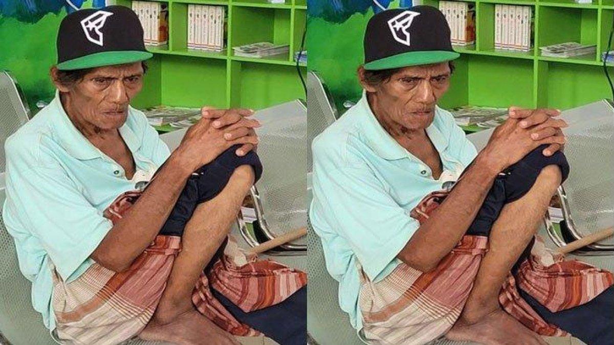 La Hasim, kakek terlantar yang anggap Polsek Nunukan rumahnya