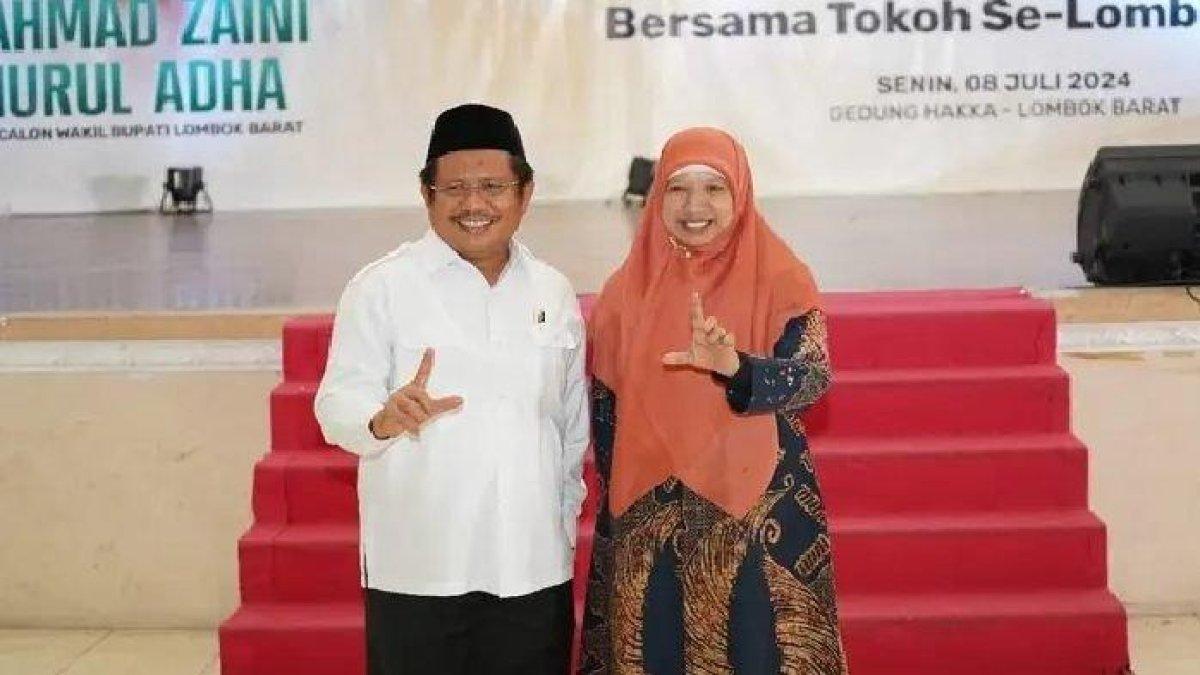 Lalu Ahmad Zaini dan Nurul Adha