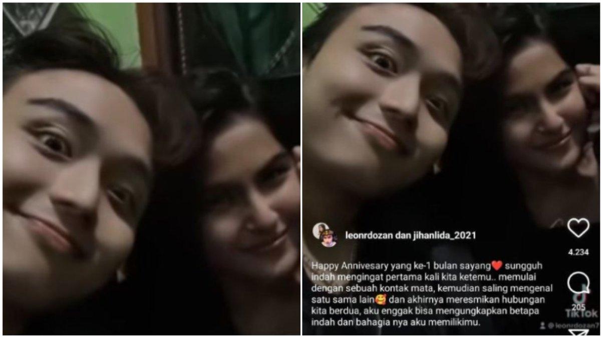 Leon Dozan saat masih berpacaran dengan Jihan LIDA