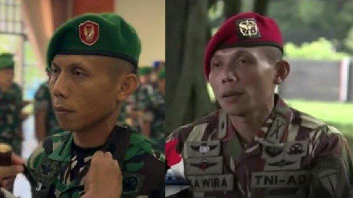 kolase foto Letkol Eka Wira yang Viral Ditangisi Anak Buahnya saat Dimutasi. Berjuluk King Of Sparko. Simak rekam jejaknya.