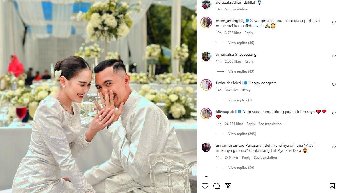 Lettu Fardhana pamer foto tunangan dengan Ayu Ting Ting