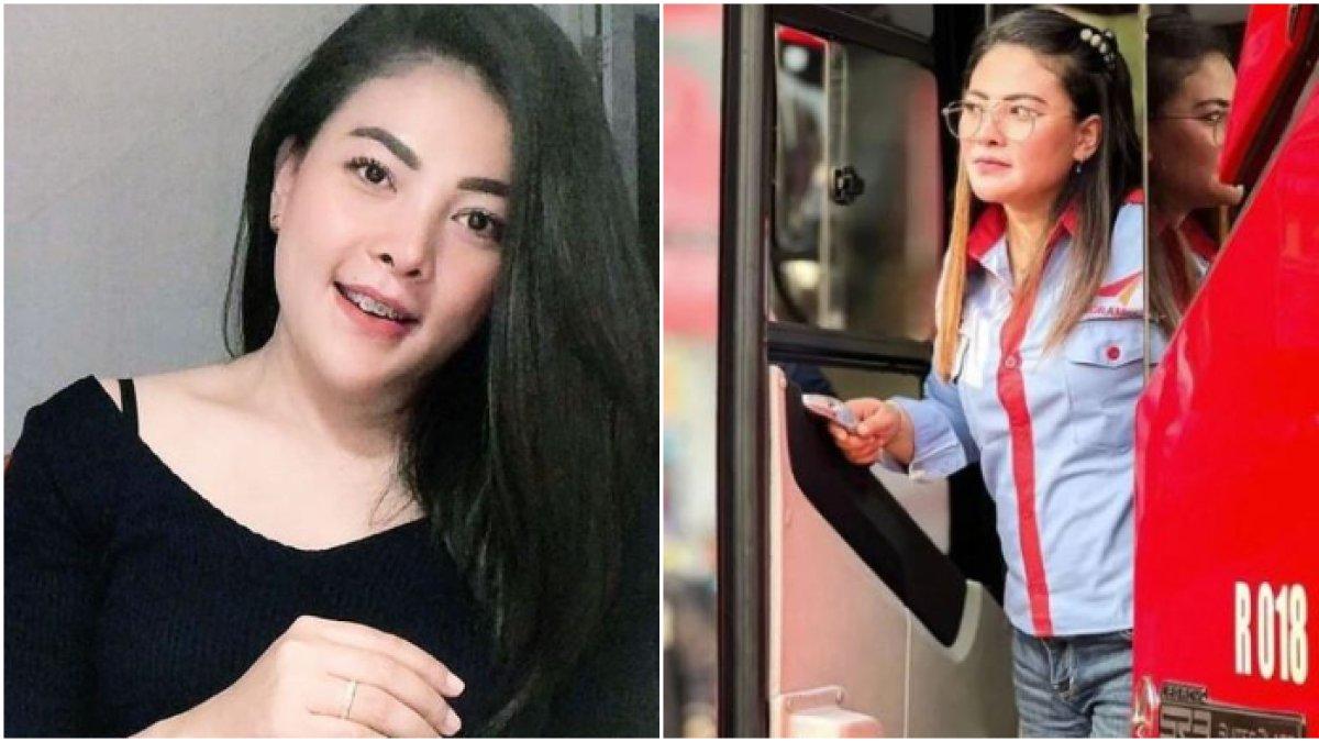 Liena Ozora insaf kerja di hiburan malam, kini malah jadi sopir bus cantik