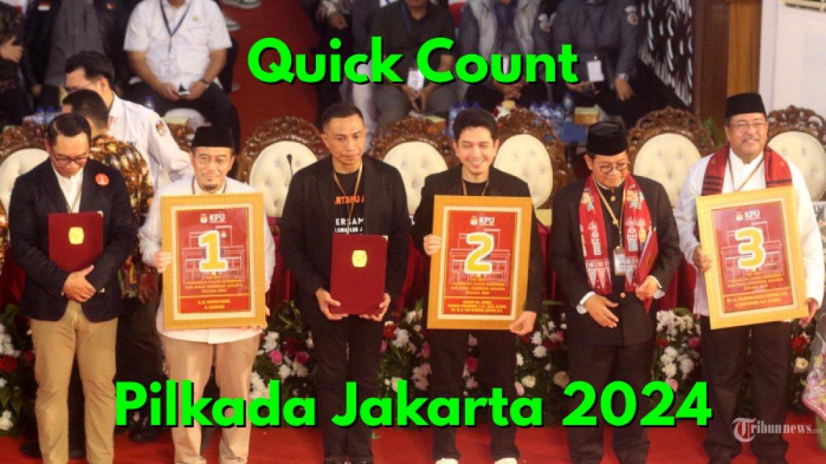 Link Hasil Quick Count Pilkada Jakarta 2024, Ridwan Kamil vs Dharma Pongrekun vs Pramono Anung