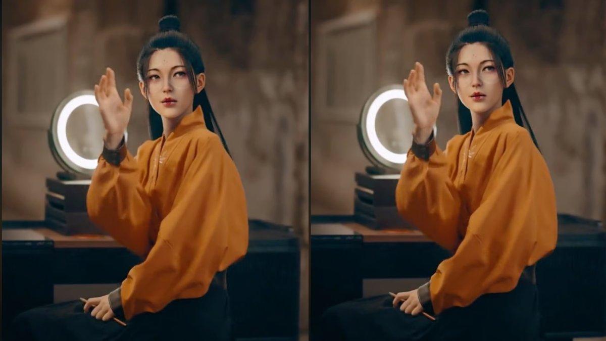 Liu Yexi, selebriti AI yang berperan sebagai blogger kecantikan.