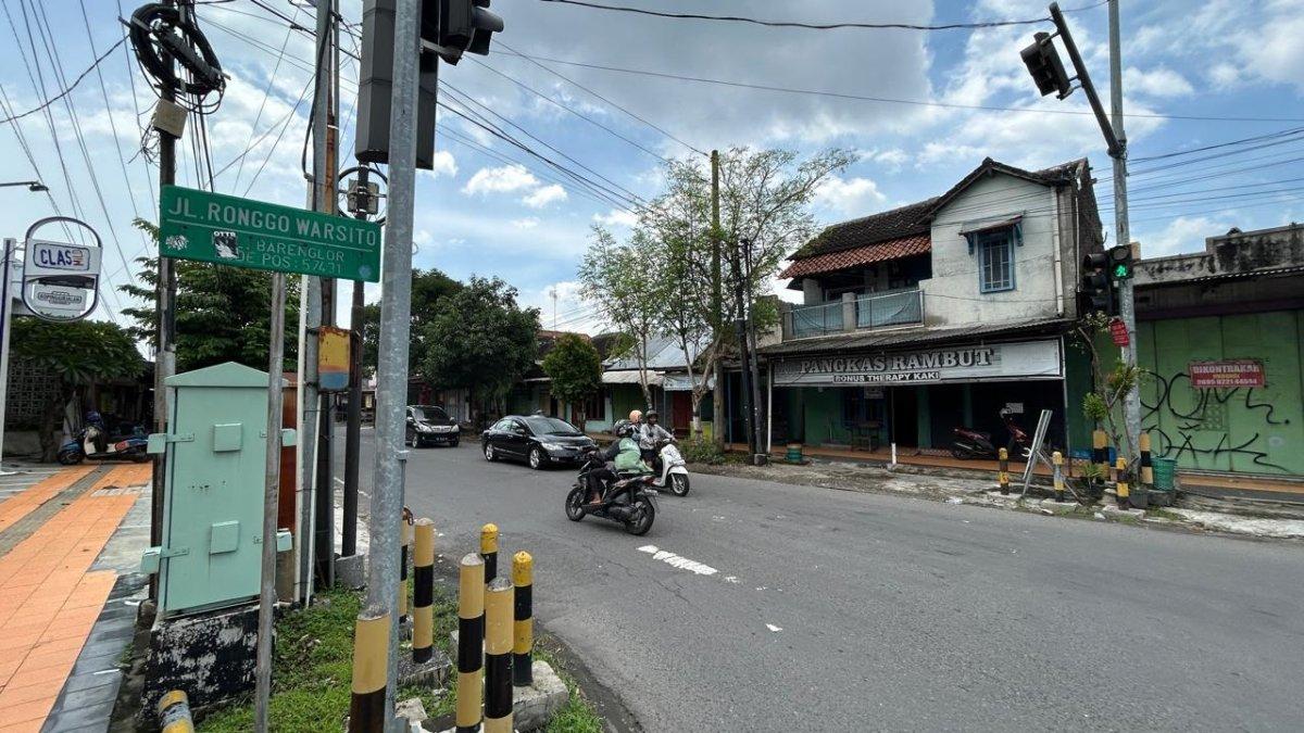 Lokasi baru CFD Klaten di Jalan Ronggo Warsito, Kecamatan Klaten Utara, Klaten, Kamis (16/1/2024).