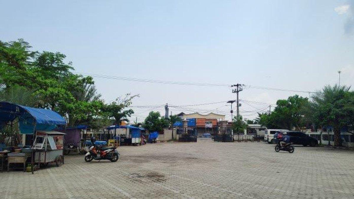 Lokasi pasar jodoh yang ada di wilayah Desa Parean Girang, Kecamatan Kandanghaur, Kabupaten Indramayu, Minggu (31/12/2023).