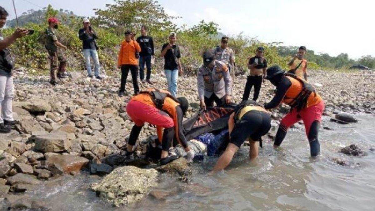 Lokasi penemuan empat mayat tanpa kepala di Lampung Selatan a
