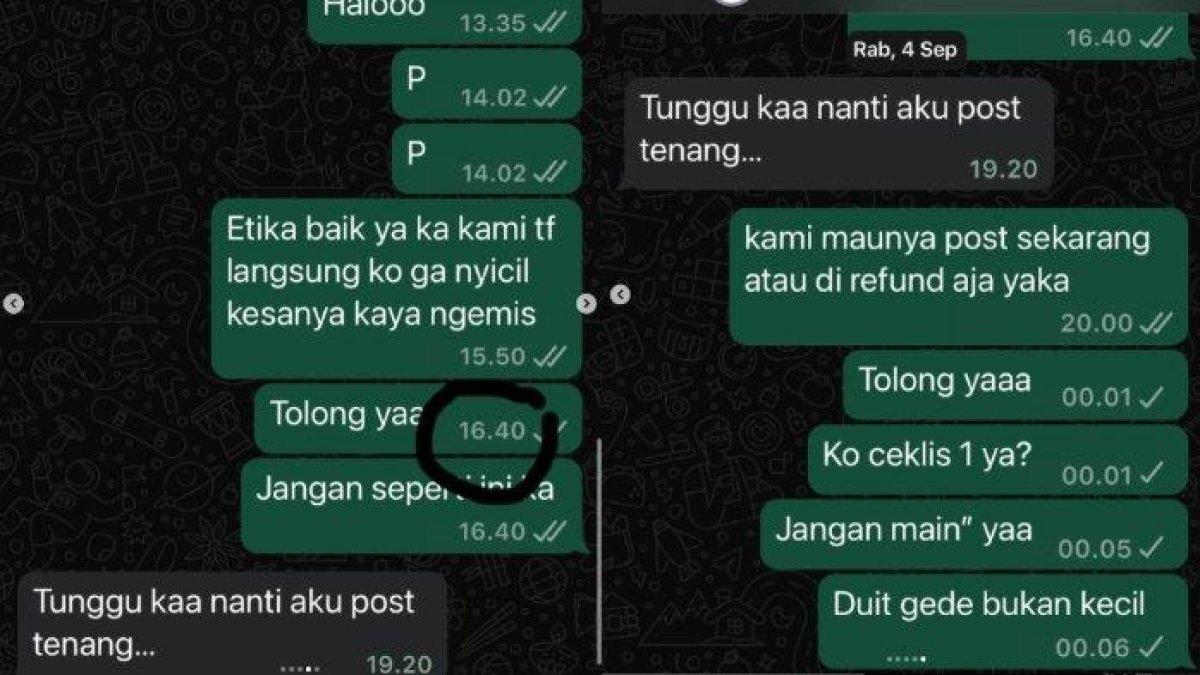 Lolly diduga lakukan penipuan endorse.