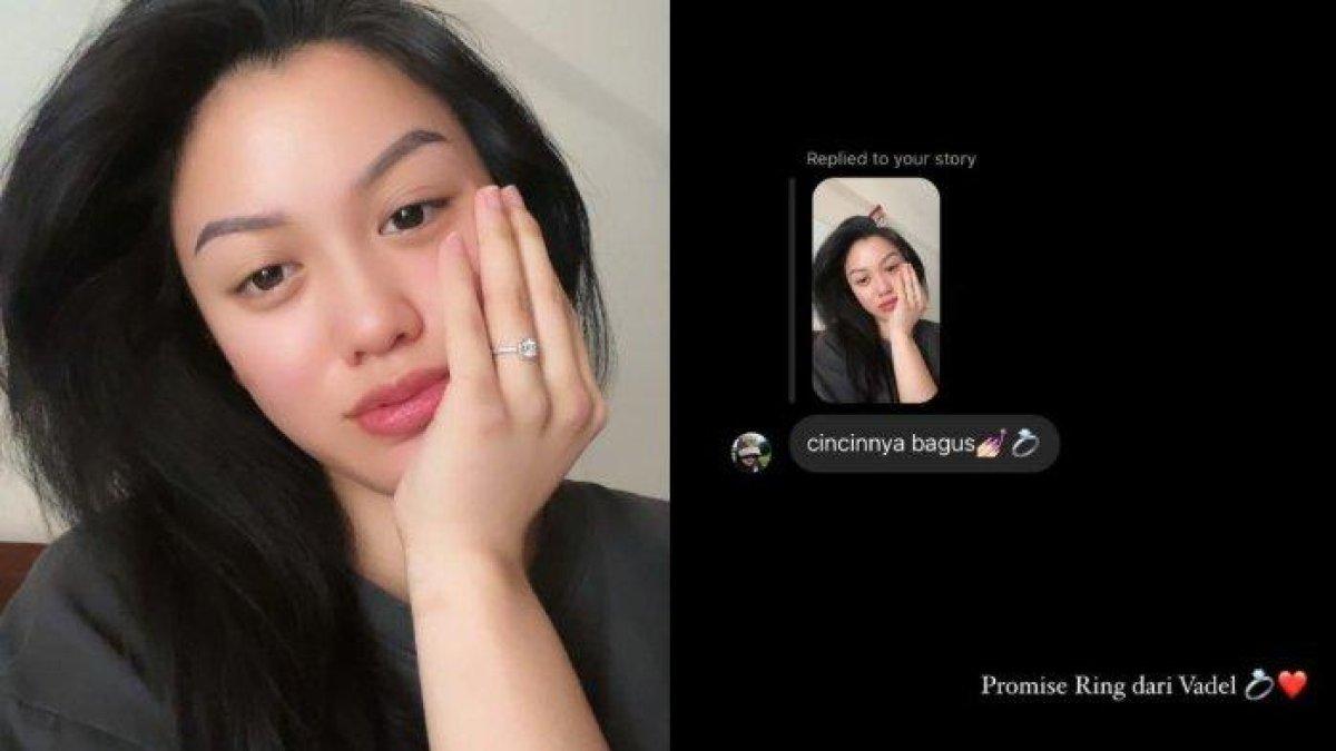 Lolly masih pakai cincin dari Vadel Badjideh