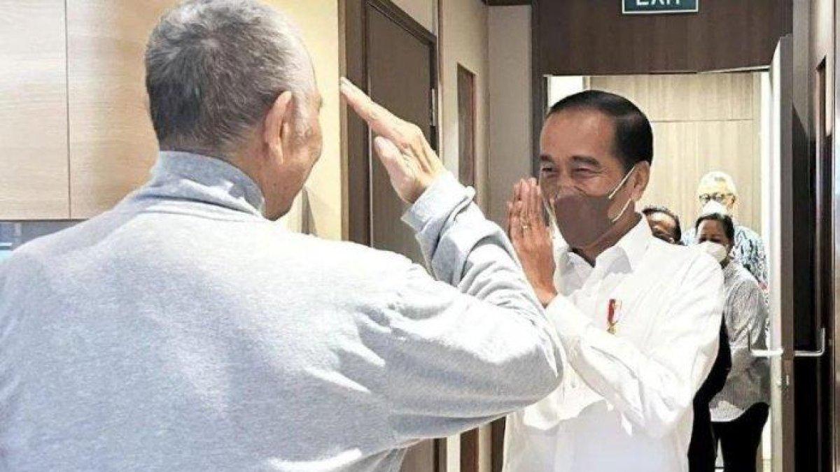 Luhut Binsar dijenguk Presiden Jokowi
