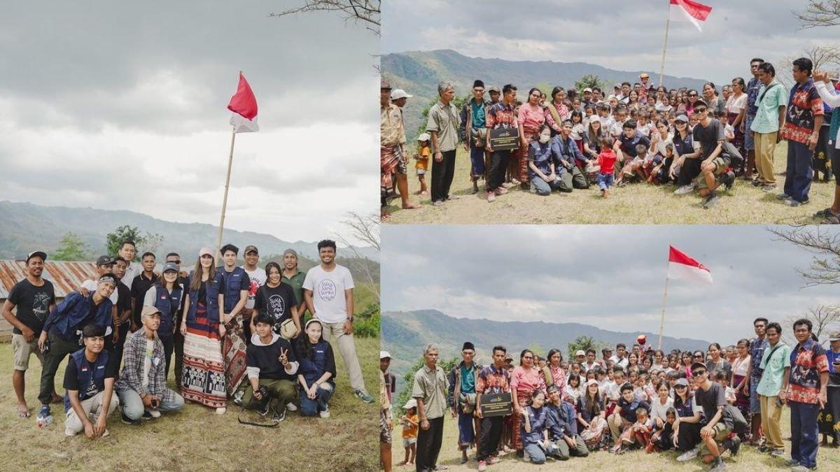 Luna Maya lakukan kunjungan ke pedalaman NTT