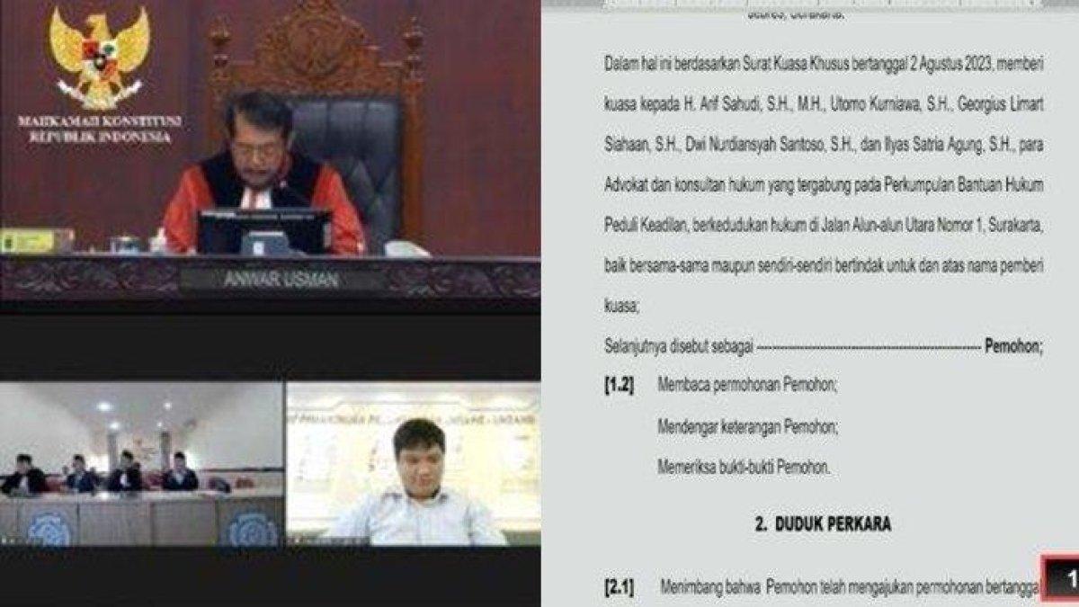 MK kabulkan gugatan Almas terkait usia capres-cawapres