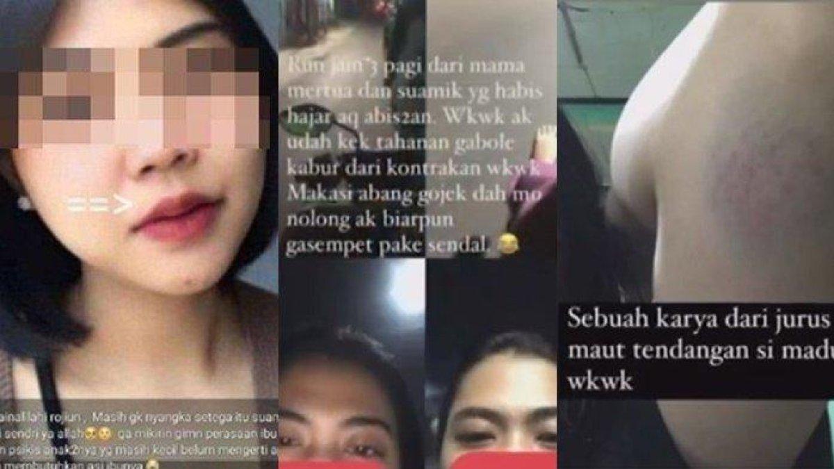 MSD (24) ibu muda yang tewas dibunuh suaminya sendiri diduga sering mengalami KDRT. M sering mendapatkan tendangan maut yang dilayangkan oleh pelaku.